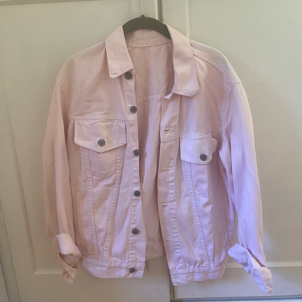 Brandy Melville/John Galt Pink Denim Jacket